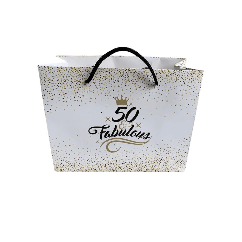 50th Birthday Gift Bag - Fabulous and Fifty