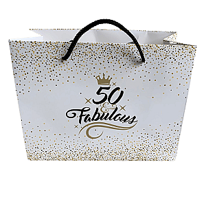 50th Birthday Gift Bag - Fabulous and Fifty