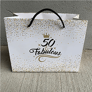 50th Birthday Gift Bag - Fabulous and Fifty