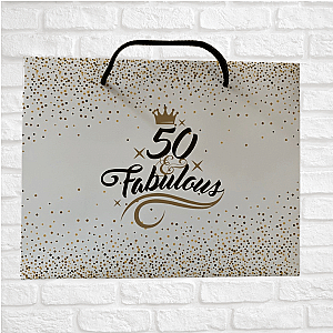 50th Birthday Gift Bag - Fabulous and Fifty