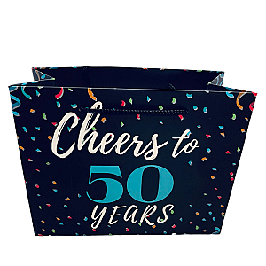 50th Birthday Gift Bag - Cheers to 50