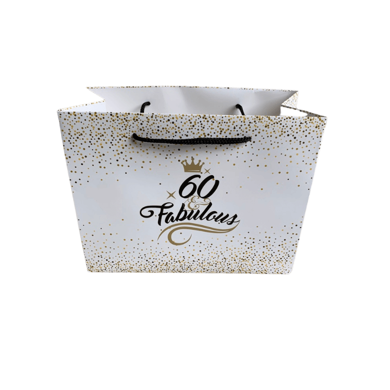 60th Birthday Gift Bag - Fabulous and Sixty