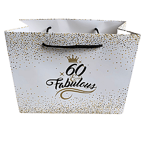 60th Birthday Gift Bag - Fabulous and Sixty