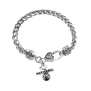 Pickleball Paddle Charm Bracelet - Pick Style