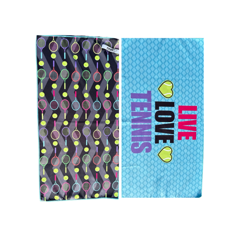Live Love Tennis Double-Sided Microfiber Towel