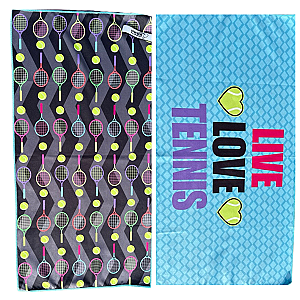 Live Love Tennis Double-Sided Microfiber Towel