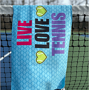 Live Love Tennis Double-Sided Microfiber Towel