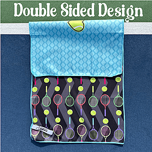 Live Love Tennis Double-Sided Microfiber Towel