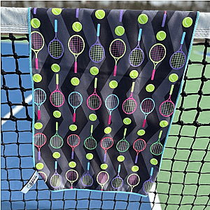 Live Love Tennis Double-Sided Microfiber Towel