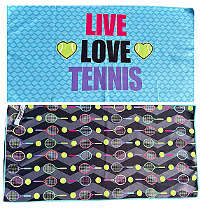 Live Love Tennis Double-Sided Microfiber Towel