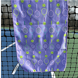 Eat Sleep Tennis Double-Sided Microfiber Towel