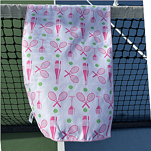 Tennis Over Served Double-Sided Microfiber Towel