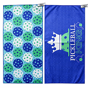 Pickleball King Double-Sided Microfiber Towel