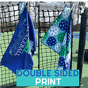 Pickleball King Double-Sided Microfiber Towel