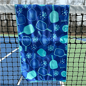 Just One More Game Pickleball Microfiber Double Sided Towel
