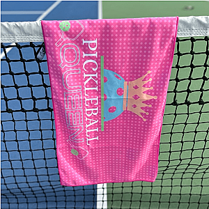 Pickleball Queen Double-Sided Microfiber Towel