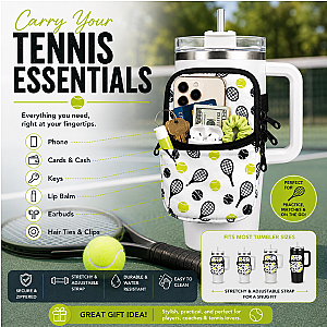Tennis Water Bottle Pouch