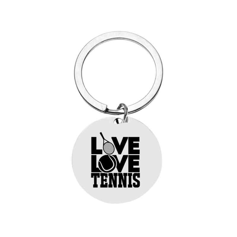 Tennis Keychain - Live Love Tennis