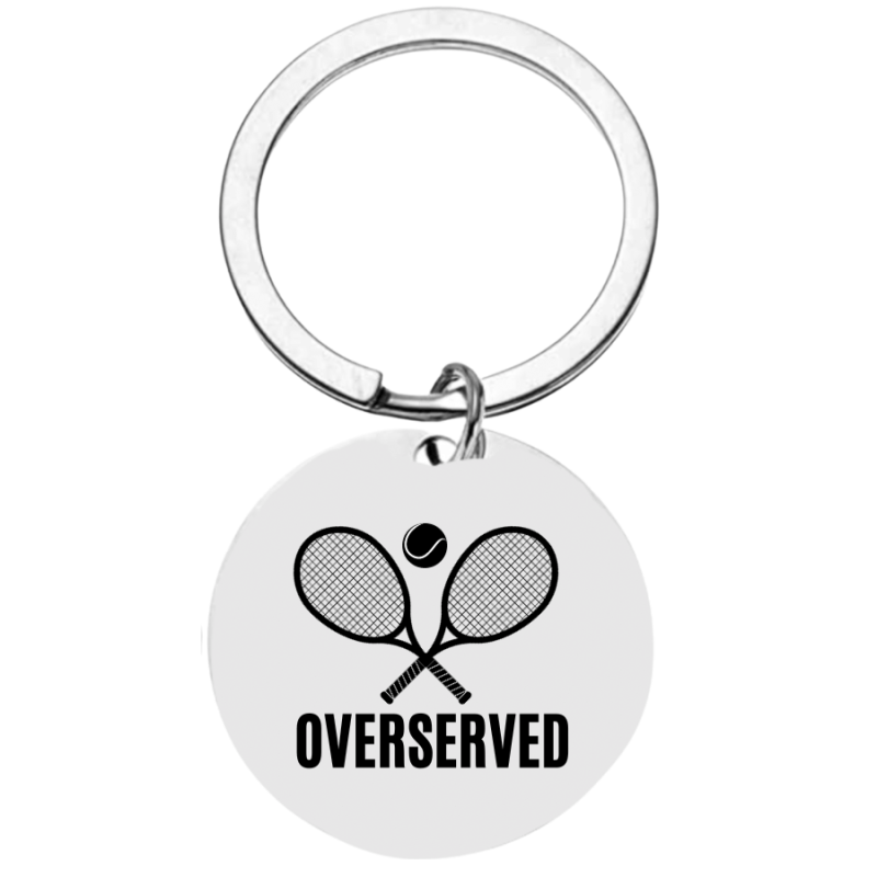 Tennis Keychain - Over Served