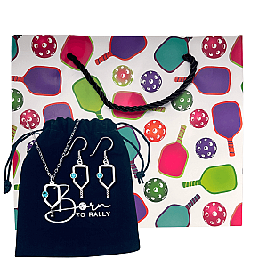 Pickleball Birthstone Jewelry Gift Set