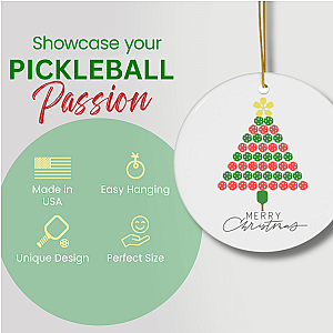 Pickleball Tree Ornament