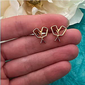 Pickleball Mini Paddle Earrings