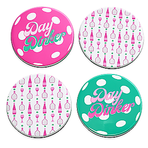Pickleball Coasters - Day Drinkers