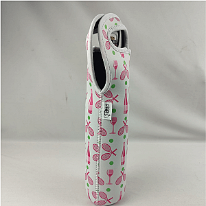 Tennis Wine Tote - White