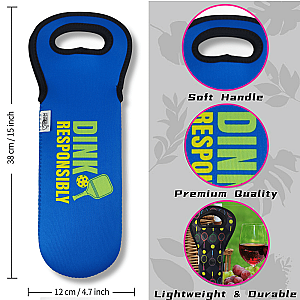 Pickleball Wine Tote - Dink Responsibly
