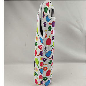 Pickleball Wine Tote - White