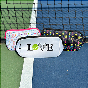Tennis Racket Cosmetic Bag