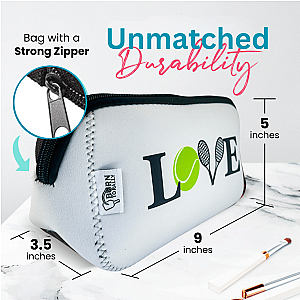 Tennis Love Cosmetic Bag