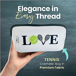 Tennis Love Cosmetic Bag