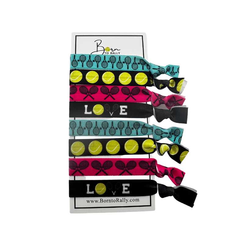 Tennis Love Hair Ties