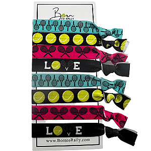 Tennis Love Hair Ties