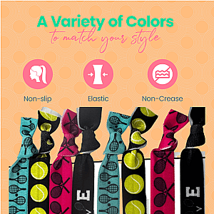 Tennis Love Hair Ties
