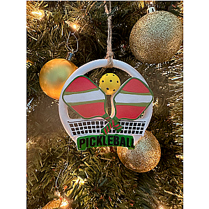 Pickleball Christmas Ornament