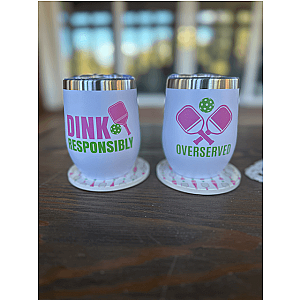 Pickleball Wine Tumblers