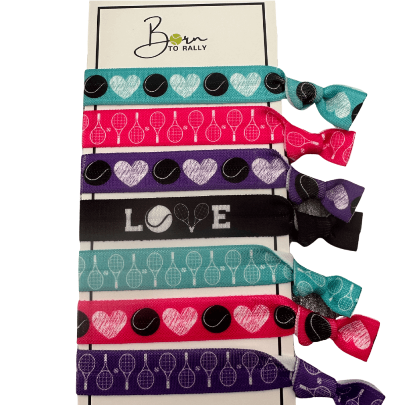 Love Tennis Hair Ties