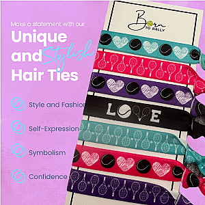 Love Tennis Hair Ties