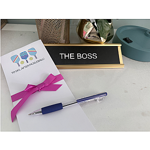 Pickleball Notepad - To Do After Pickleball