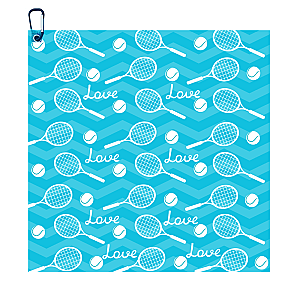 Tennis Towel- Microfiber & Cotton Athletic Towels with Carabiner Clip