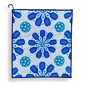 Pickleball Towel- Microfiber & Cotton Athletic Towels with Carabiner Clip