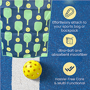 Pickleball Paddle Microfiber Towel