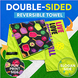 Live Love Pickleball Microfiber Towel