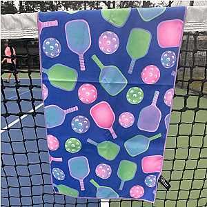 Eat Sleep Pickleball Microfiber Towel