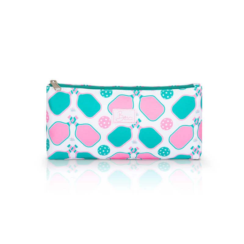 Pink Pickleball Cosmetic Bag