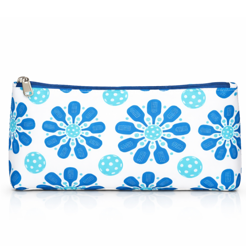 Pickleball Cosmetic Bag - Flowers
