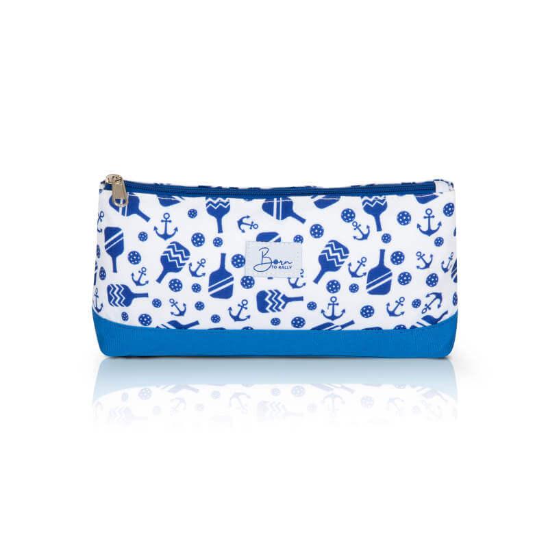 Pickleball Cosmetic Bag - Nautical