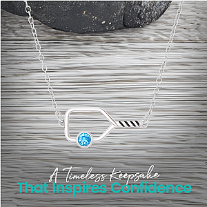 Pickleball Birthstone Connector Charm Necklace